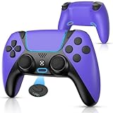 FAREMOCI for PS4 Controller, Wireless P4 Controller for PS-4 with Turbo Rapid Fire/Programmable Buttons/1200mAH Battery/Motion Sensor for PS4/Pro/Silm/PC/IOS/Android