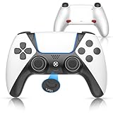 FAREMOCI for PS4 Controller, Wireless P4 Controller for PS-4 with Turbo Rapid Fire/Programmable Buttons/1200mAH Battery/Motion Sensor for PS4/Pro/Silm/PC/IOS/Android