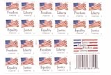 USPS Forever Stamps 'Four Flags' Booklet of 20 Stamps