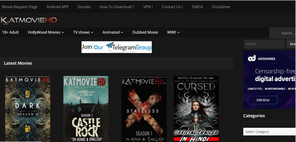 Katmoviehd 2020 – Free Download All Movies, TV Series In Hindi and English