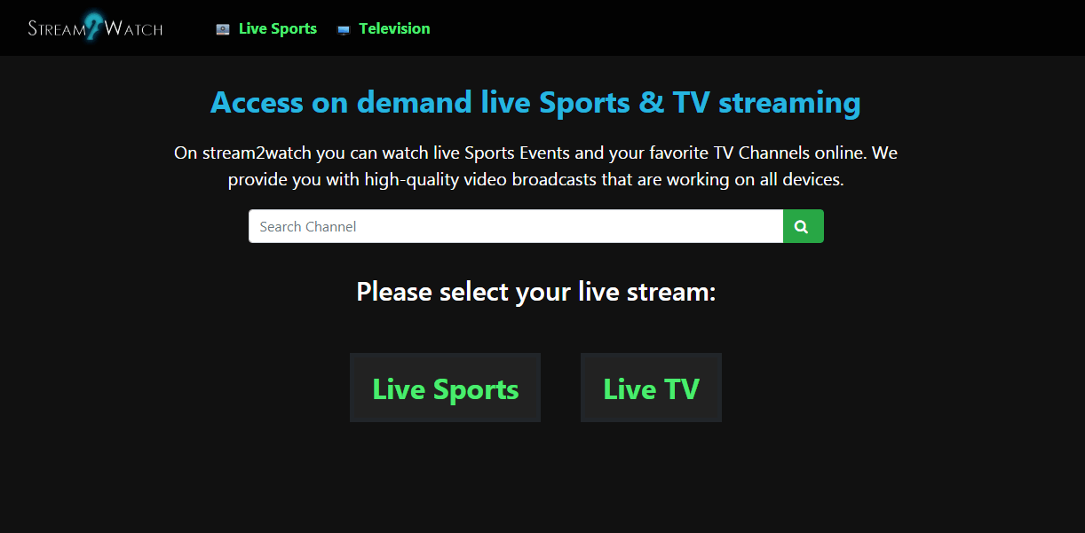 Stream2watch Live Sports and Streams Online TV & Alternatives (2020)