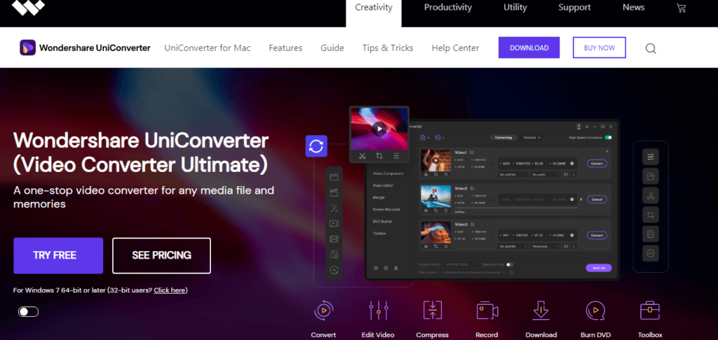 download Wondershare UniConverter 14.1.21.213 free