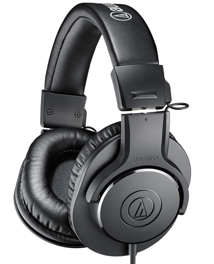 1. Audio-Technica ATH-M20x Professional Monitor Headphones - $49.00