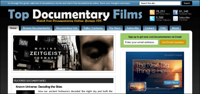 #13. Top Documentary Films