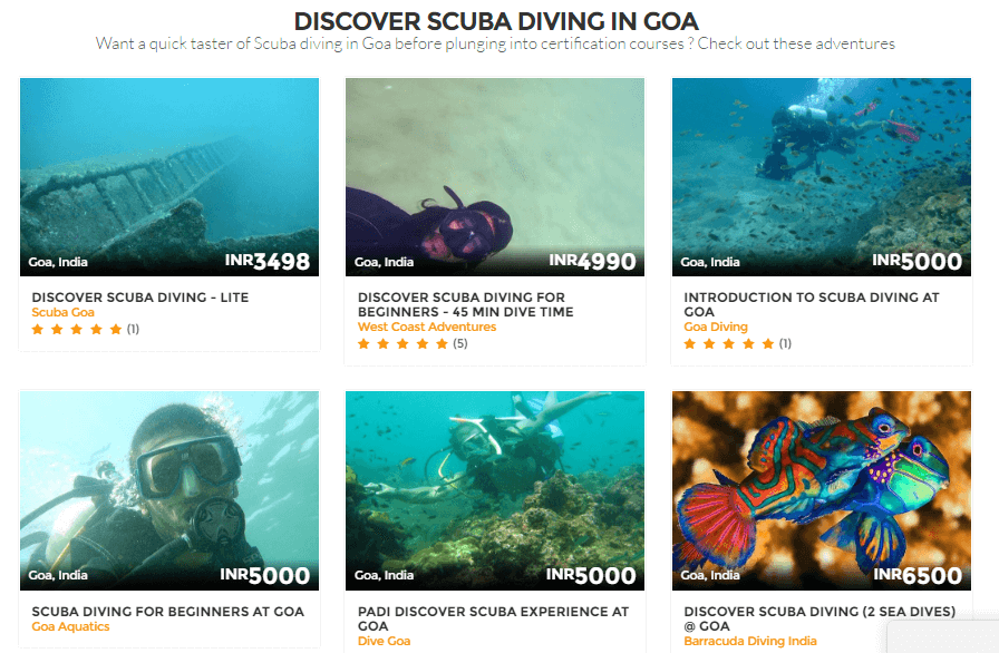 Best Scuba diving for beginners in Goa with mojhi