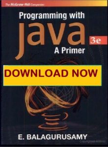 Java book by E Balaguruswamy PDF {6 MB Latest edition}