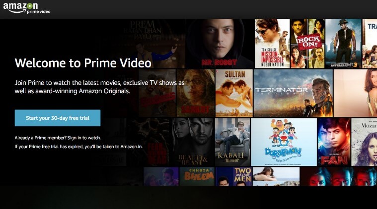 22. Amazon Prime Video