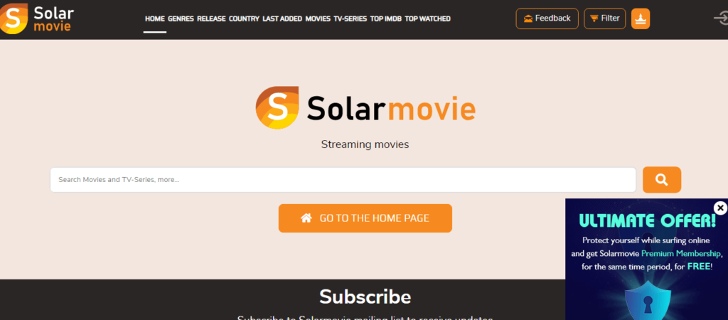 3. Solar Movies