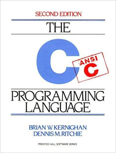  the c programming language by kernighan and ritchie 2nd edition