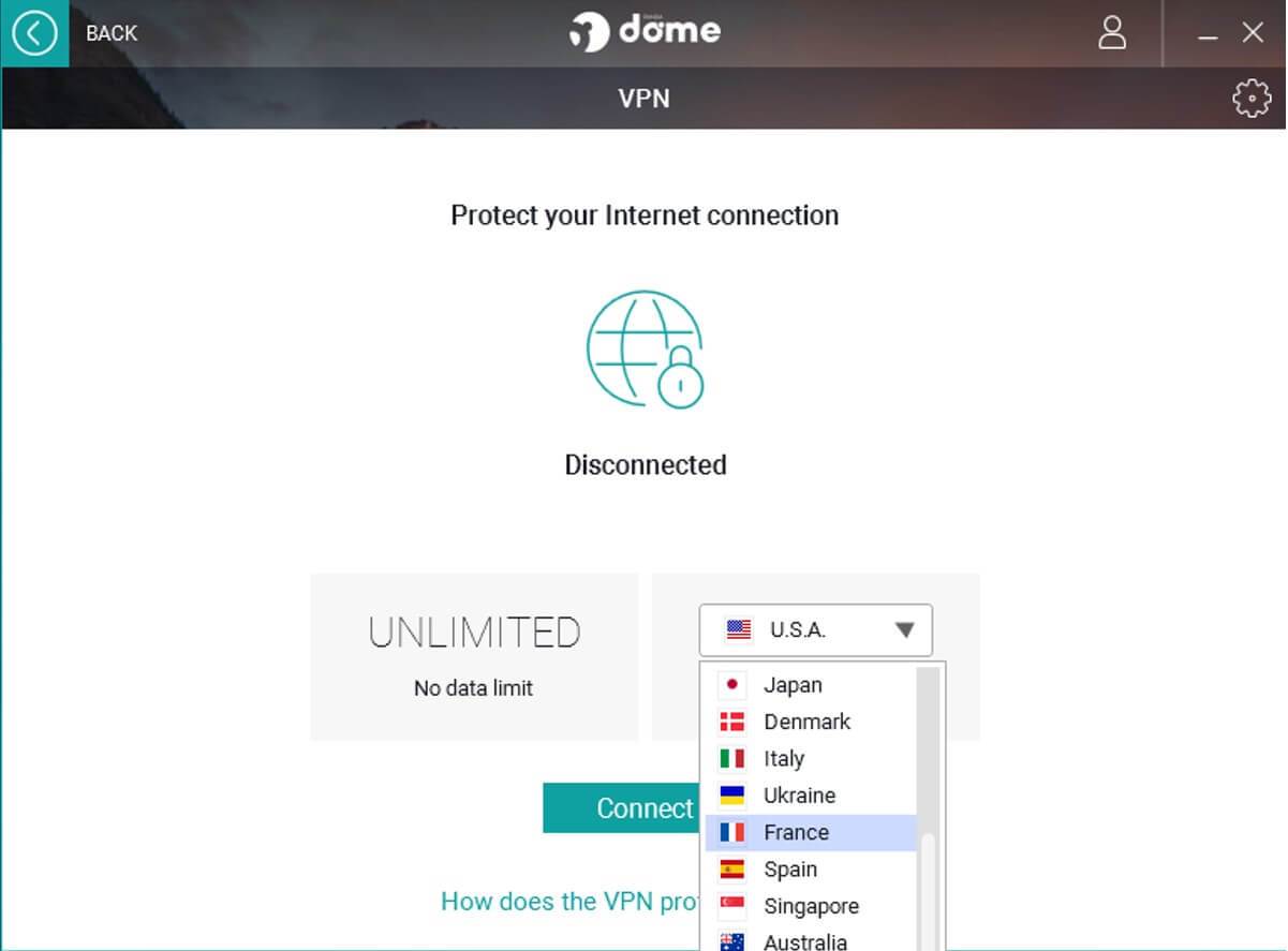 Use VPN connection