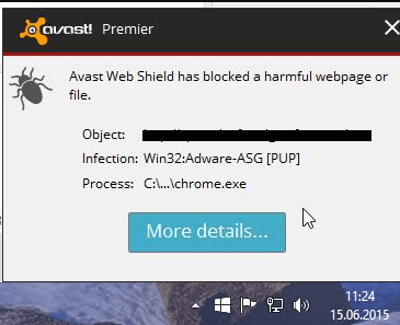 5. Avast Adware removal tool