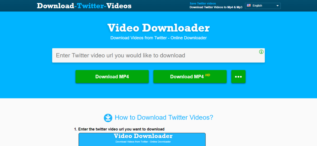 7. Twitter Video Downloader
