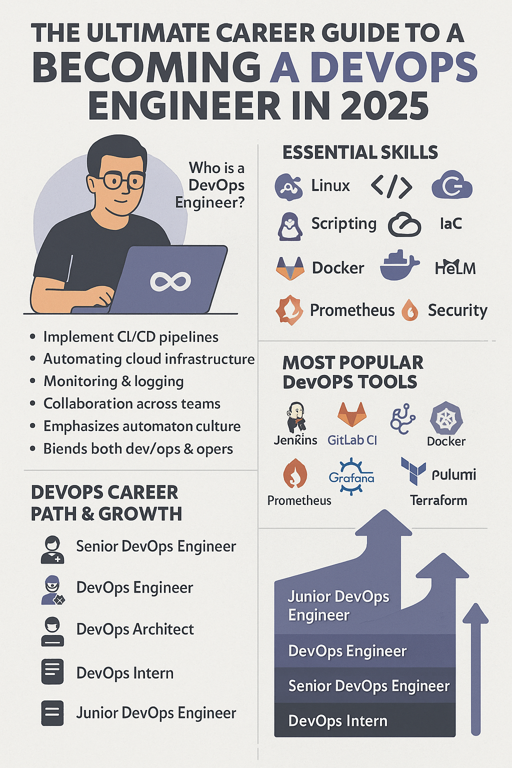 The Ultimate Career Guide to Becoming a DevOps Engineer in 2025: Tools, Skills, and Roadmap