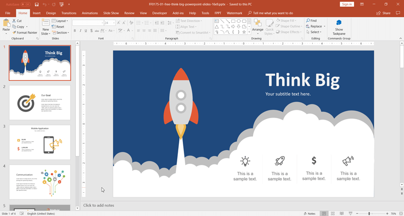 free-think-big-powerpoint-template-slidemodel