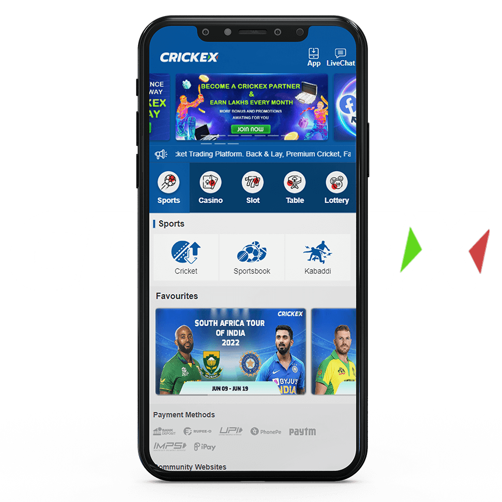Download Crickex App For iOS